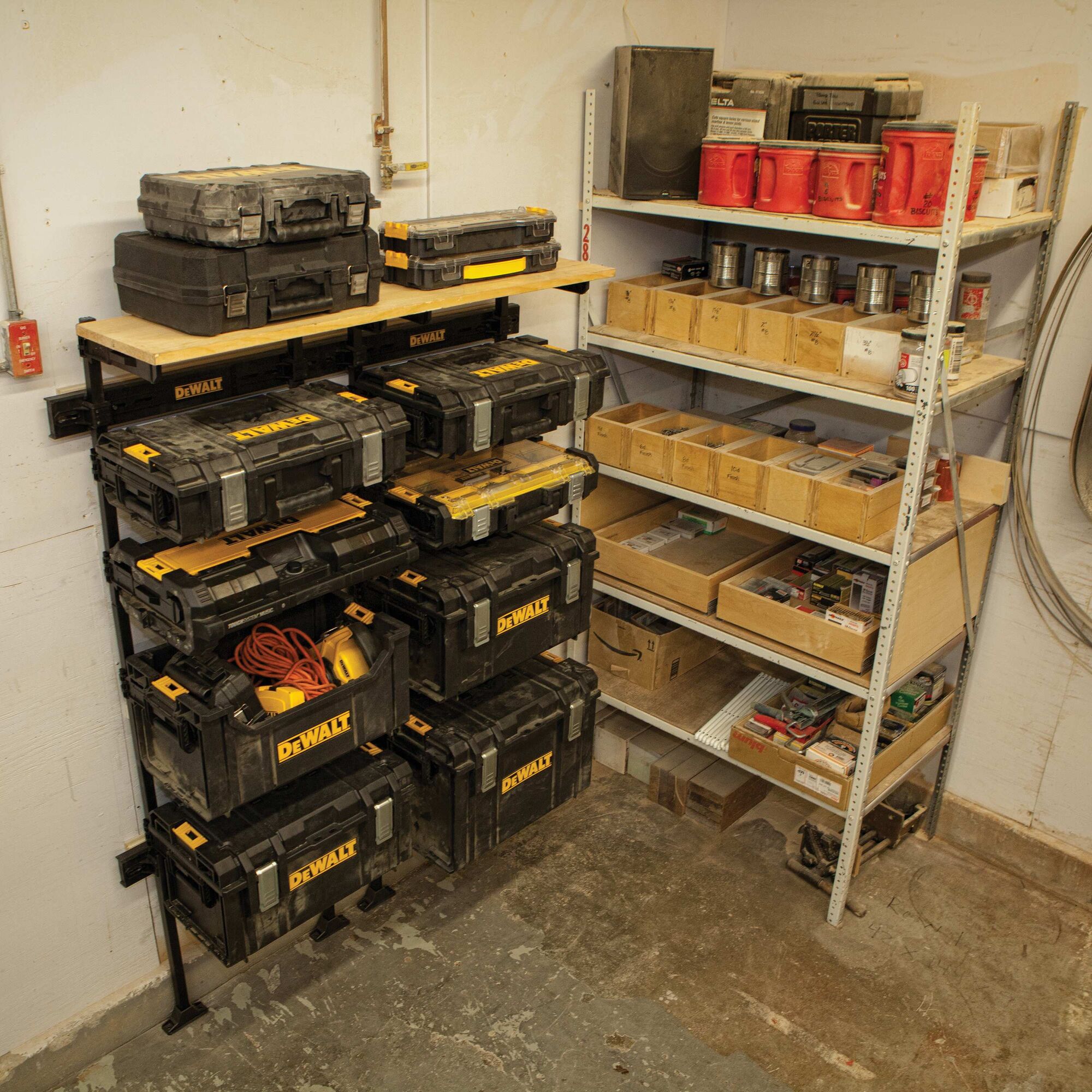 Dewalt toughsystem workshop on sale racking system