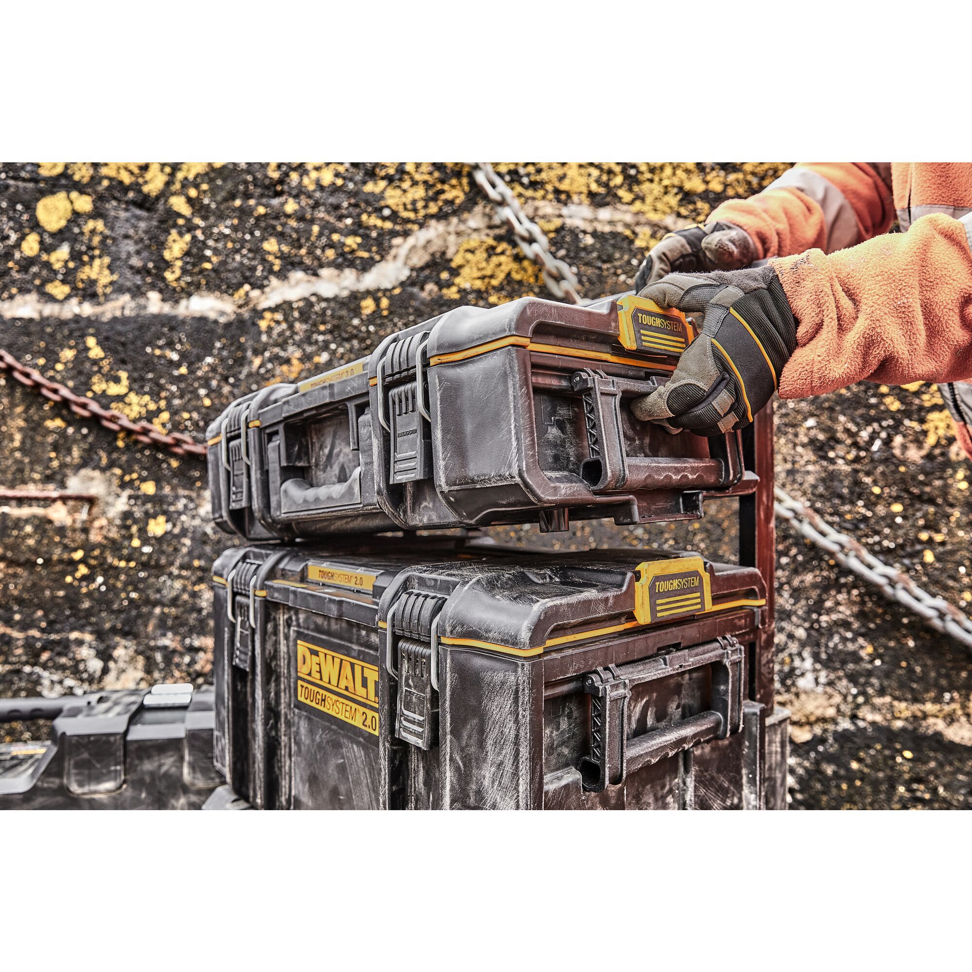 TOUGHSYSTEM® 2.0 - DS166 Shallow Box | DEWALT TOUGHSYSTEM® 2.0 - DS166 Shallow Box | DEWALT