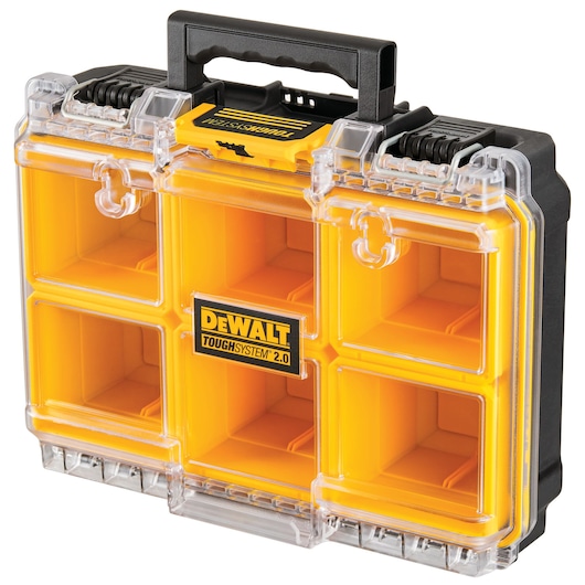 DEWALT Plastic 12-Compartment Small Parts Organizer Flip Bin