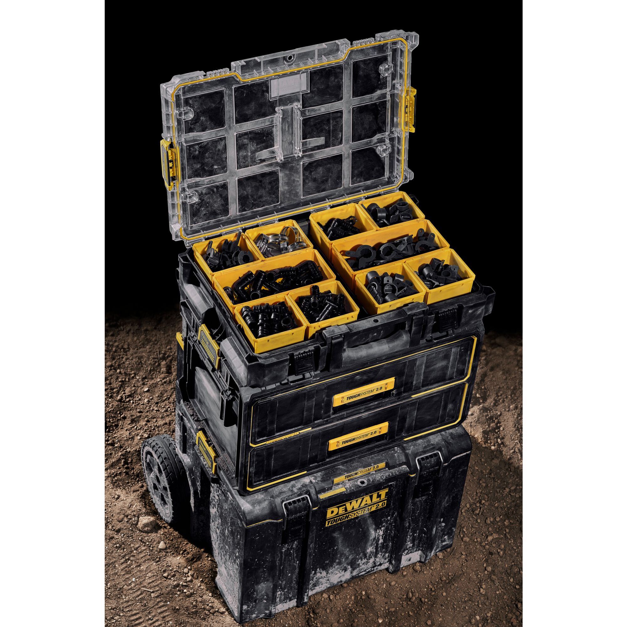 ToughSystem 2.0 Full Width Deep Organiser | DEWALT