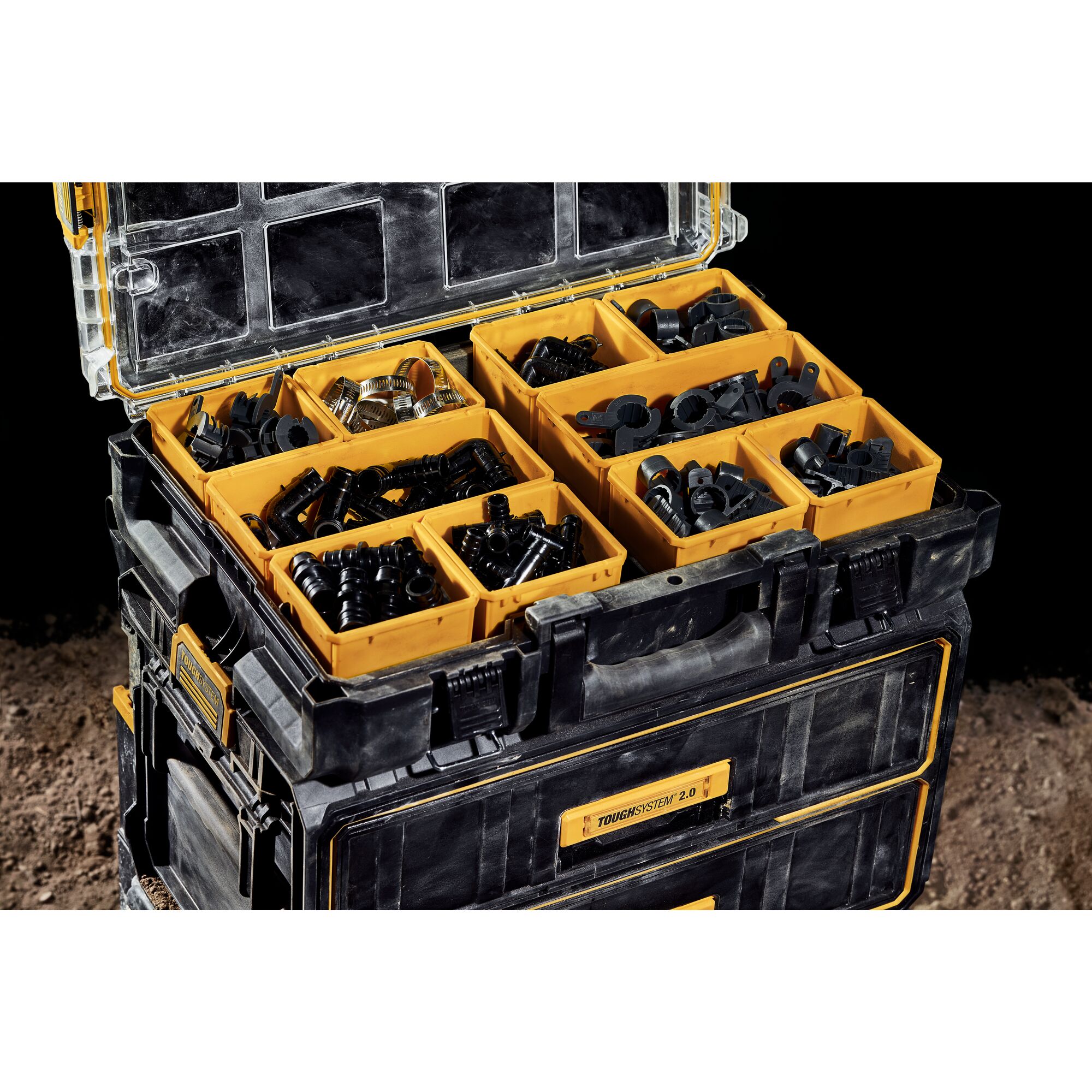 ToughSystem 2.0 Full Width Deep Organiser | DEWALT