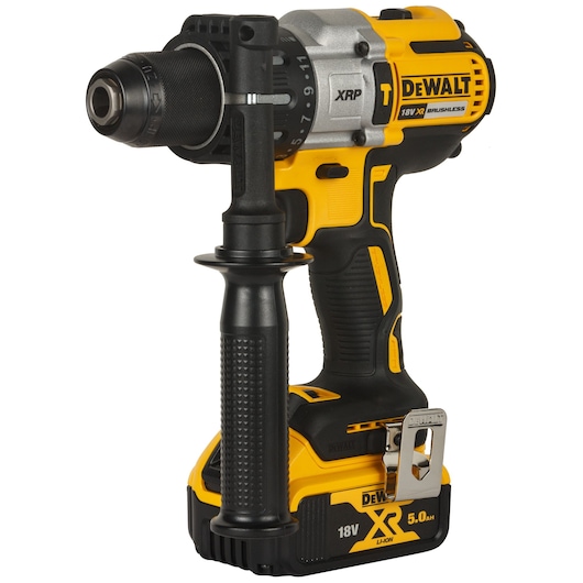 18V XR Brushless Premium Hammer Drill Driver - 2 X 5Ah Batteries