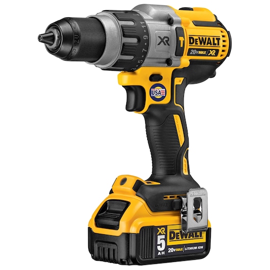 20V MAX BL Premium Hammer Drill, 5.0Ah Battery