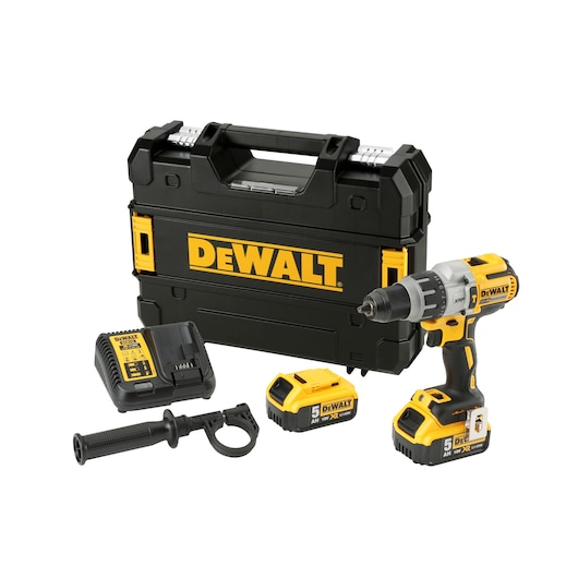 20V MAX BL Premium Hammer Drill, 5.0Ah Battery