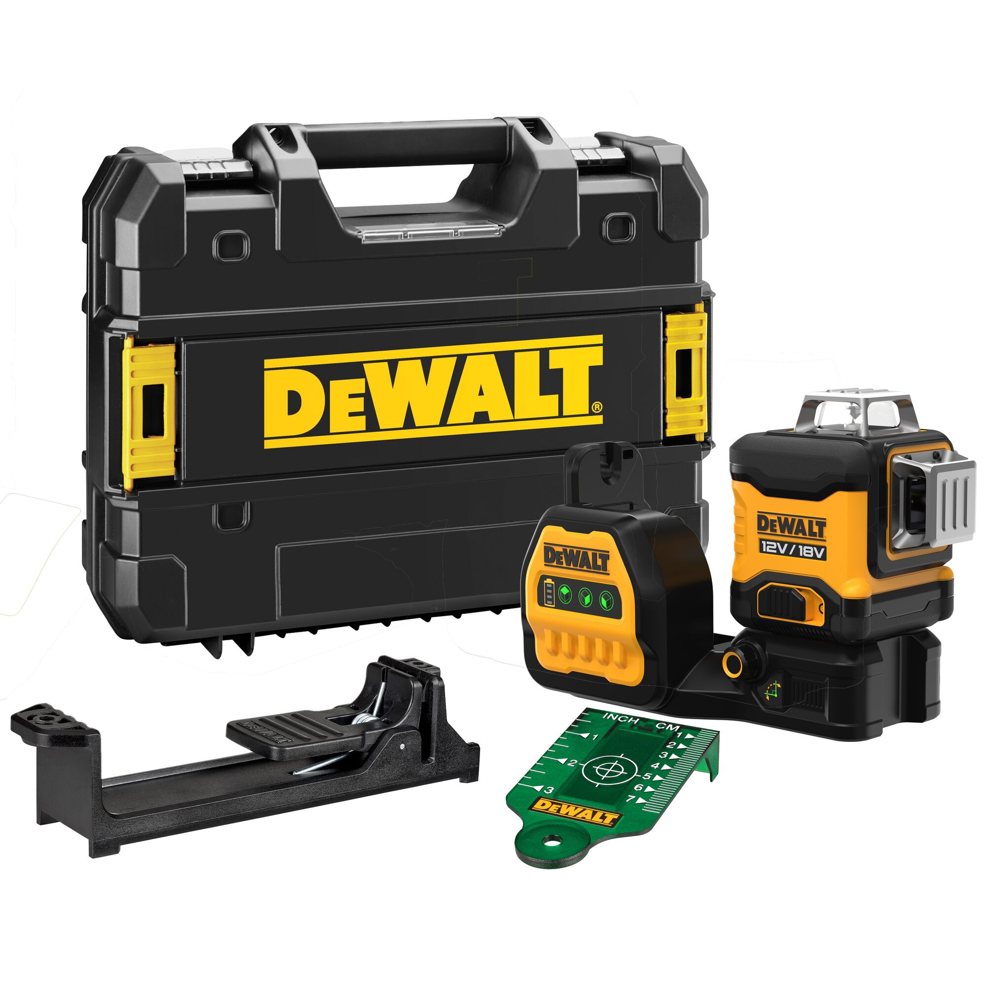 12V/18V XR® 3 X 360 Green Cross Line Laser (Tool Only) | DEWALT