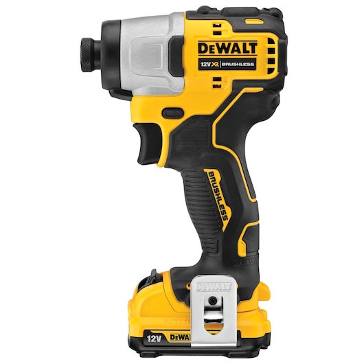 12V XR Brushless Compact Impact Driver - 2 X 2Ah