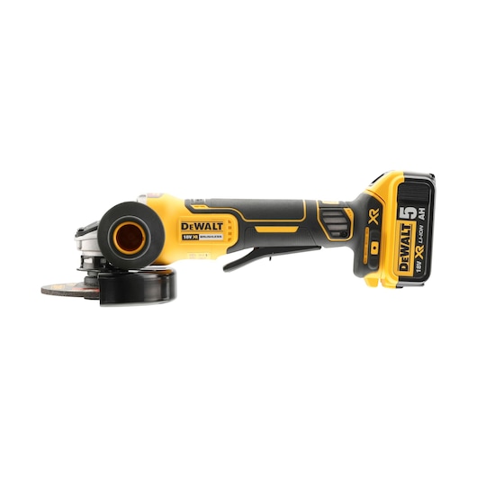 18V XR Brushless 125mm Paddle Switch Angle Grinder - Tool Only