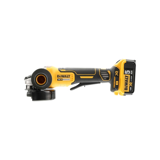18V XR Brushless 125mm Paddle Switch Angle Grinder - Tool Only