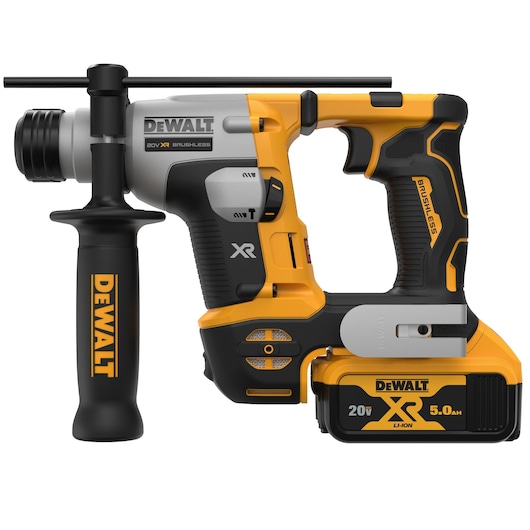 20V MAX Brushless 3-Mode 16mm SDS-Plus Cordless Hammer (5Ah Batteries)