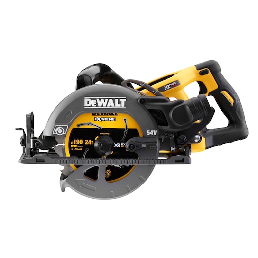 54V XR FLEXVOLT 190 mm High Torque Circular Saw - Tool Only