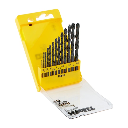 HSS-R Black Oxide Metal Drill Bit Set (13 pc.)