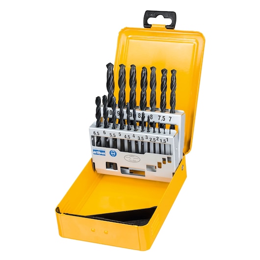 HSS-R Black Oxide Metal Drill Bit Set (19 pc.)