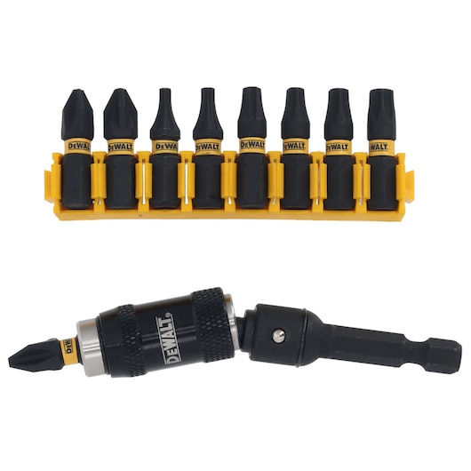 EXTREME® Impact Torsion Bit Tip Holder and Screwdriver Bit (10 pcs.)