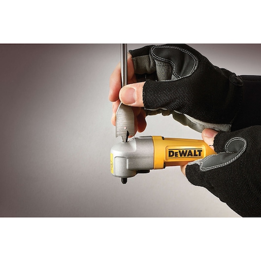 90° Right Angle Attachment 10 Piece Set with 9 x 25mm Screwdriver Bits