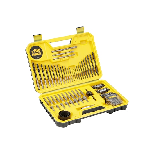 HSS-G Screwdriver and Drill Bits Mixed Set (100 pcs.)
