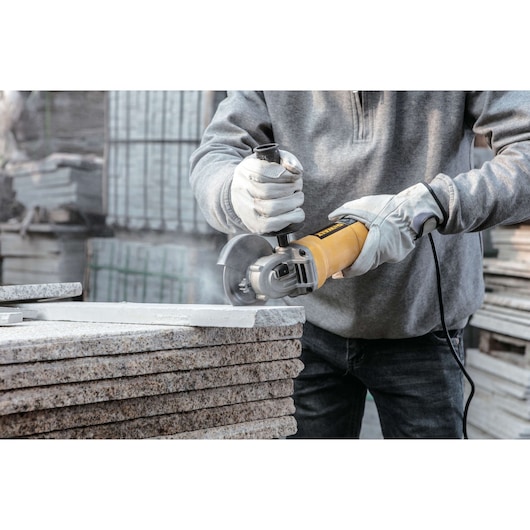 750W 4-inch Angle Grinder with Toggle Switch