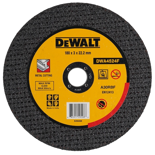 Cutoff Wheel 180 X 3.0 X 22.23 mm A24NBF