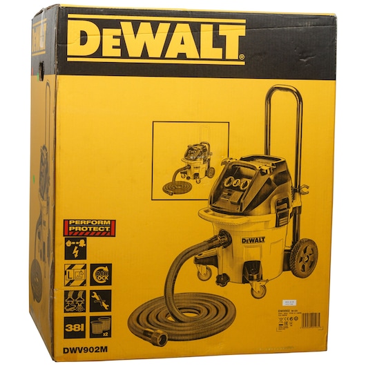 1400W 38L Dust Extractor (M-Class), Wet/Dry