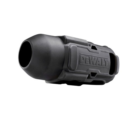 Angled view of protective boot 